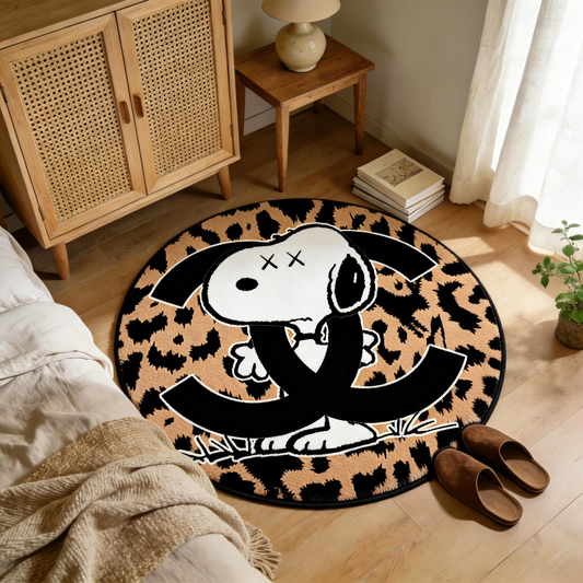 Bedroom Mat ラグ 円形 短毛 0113-1-2-2