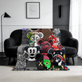 Blanket 毛布 ブランケット スワンネル3wayひざ掛け 922-1-24