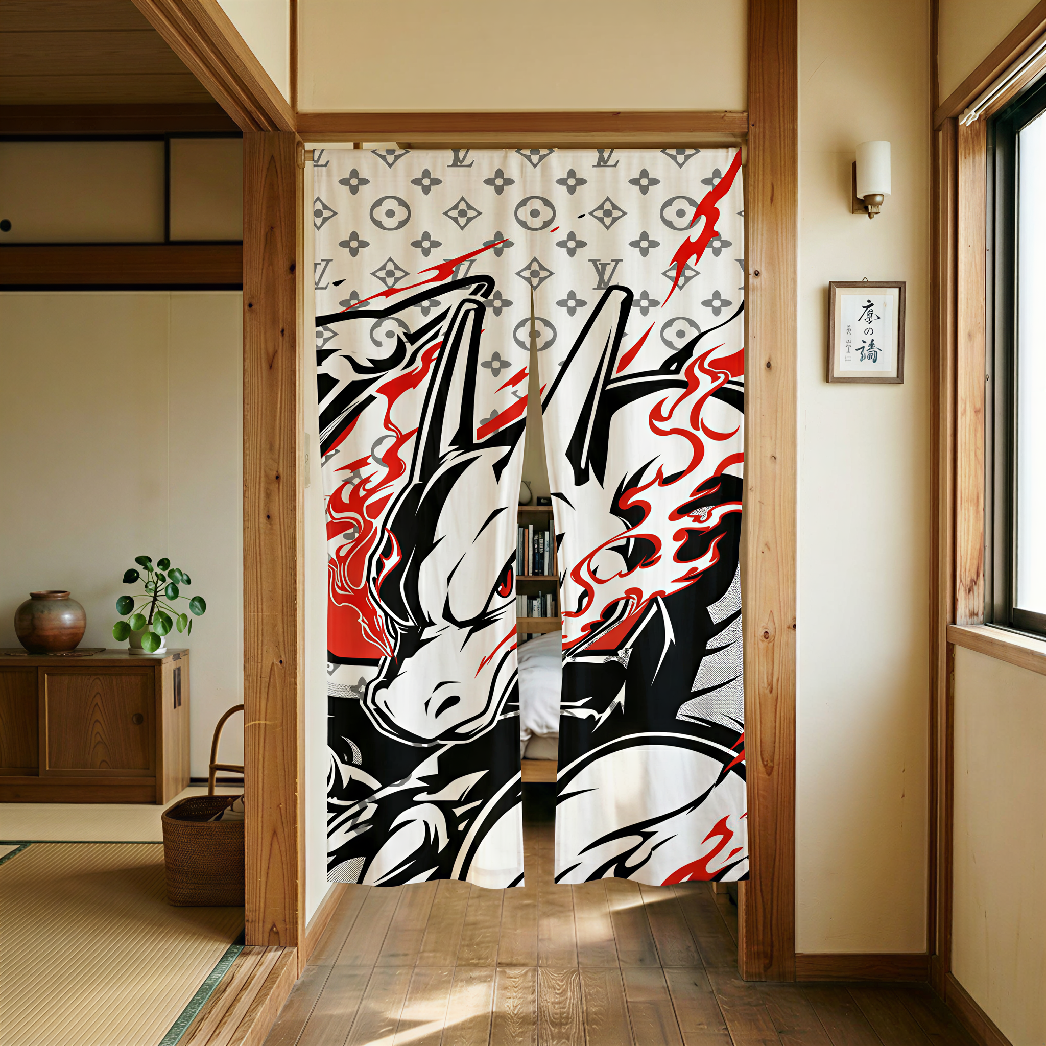 Room Divider Curtain のれん 間仕切り 冷気 遮断 保温 260324-20