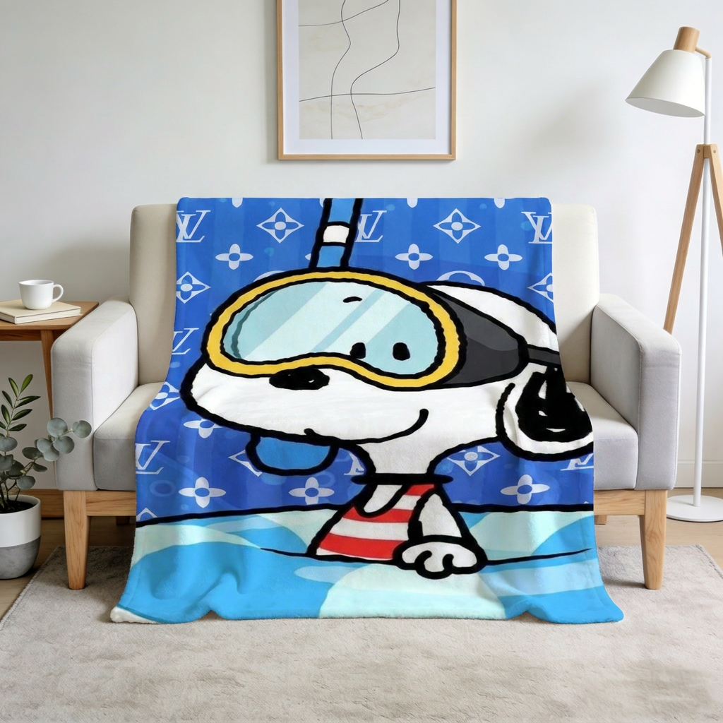 Blanket 毛布 ブランケット スワンネル2wayひざ掛け260629-2