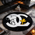 Bedroom Mat ラグ 円形 短毛 1129-2-3-2