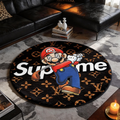 Bedroom Mat ラグ 円形 短毛 0912-6-3