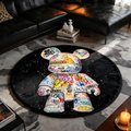 Bedroom Mat ラグ 円形 短毛 924-5-10-2