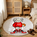 Bedroom Mat ラグ 円形 短毛 1115-1-10-1