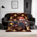 Blanket 毛布 ブランケット スワンネル2wayひざ掛け260527-38