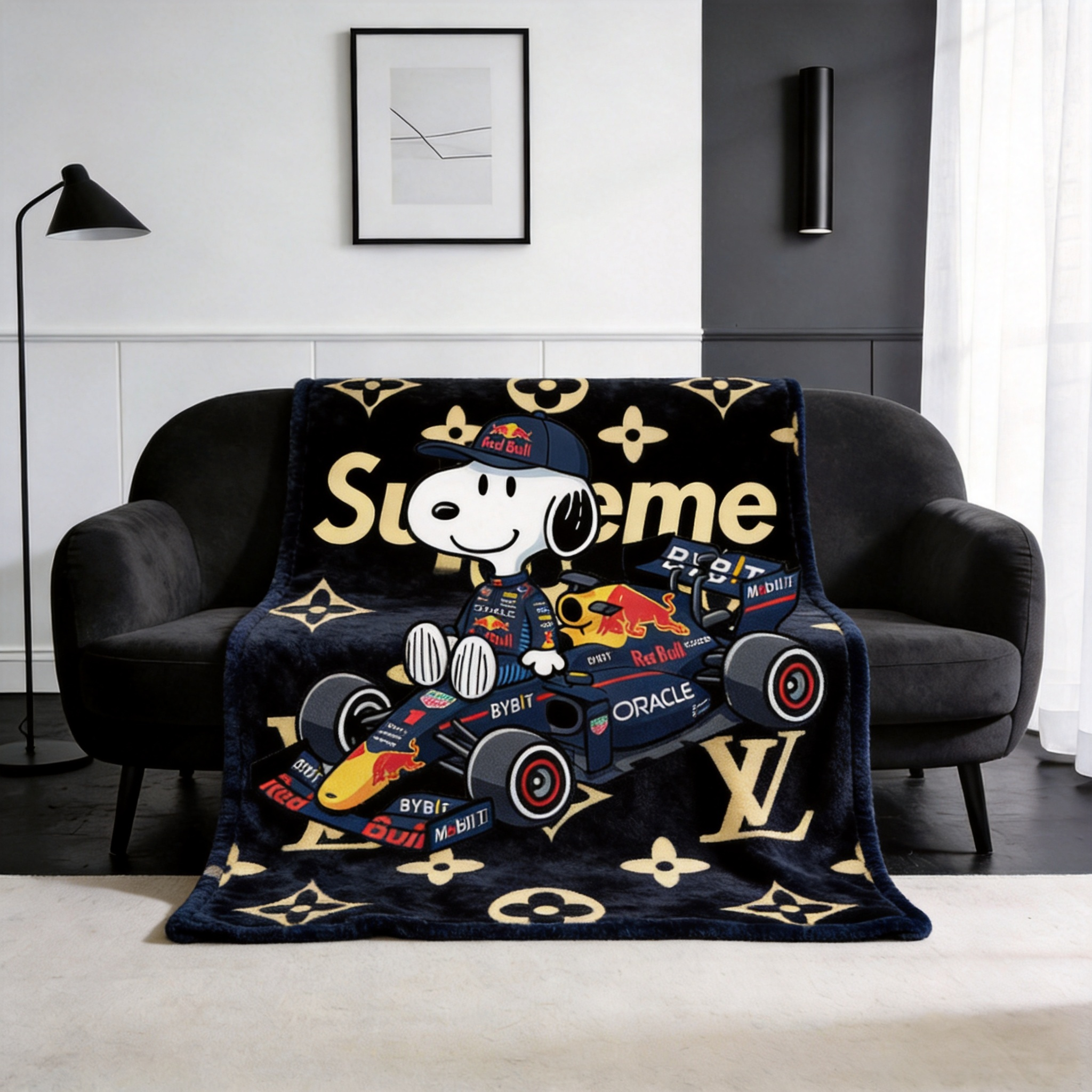 Blanket 毛布 ブランケット スワンネル2wayひざ掛け260527-40